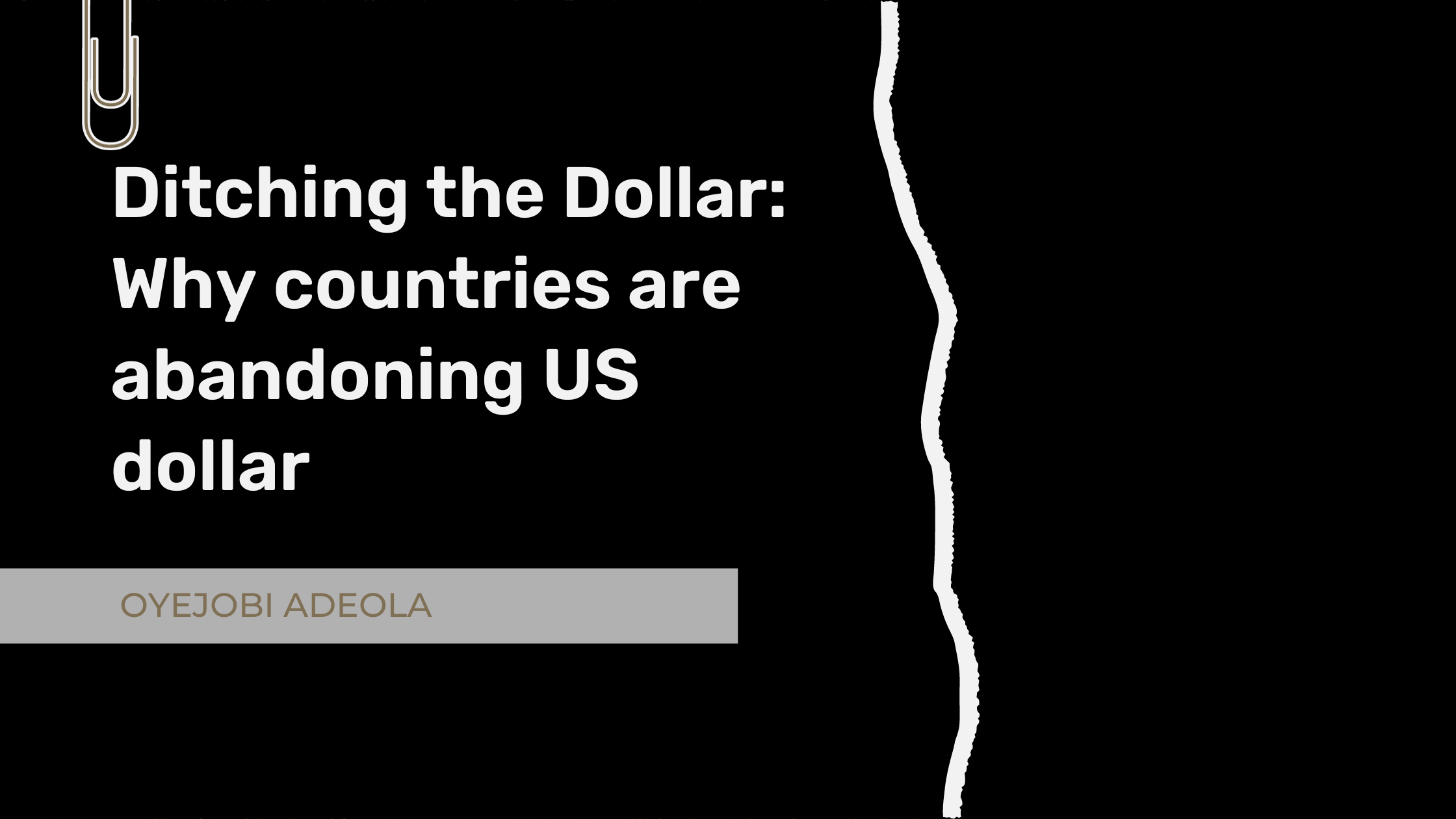 countries abandoning US dollar